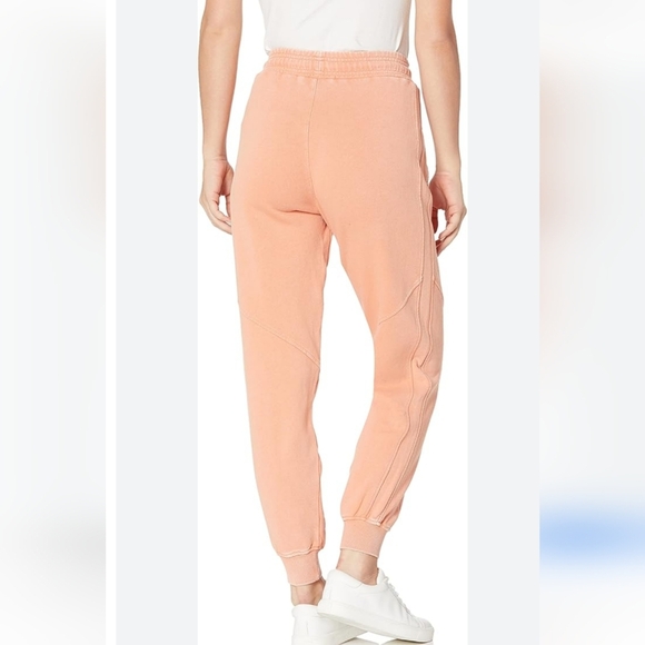 NWT Blank NYC Power Hour Cotton Sweatpant in Acid Wash Peach Size Small - Picture 3 of 8